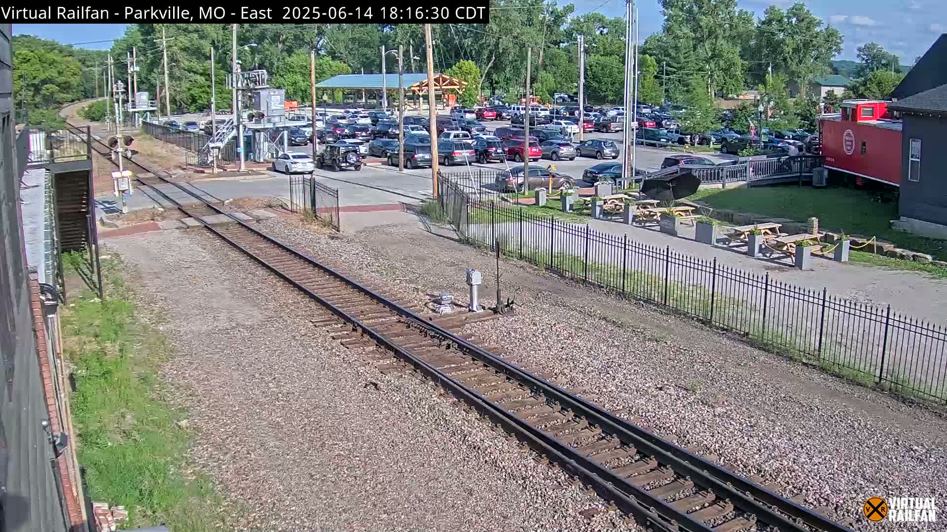 Parkville Railroad Crossing Live Cam - Parkville, Platte, Missouri, USA