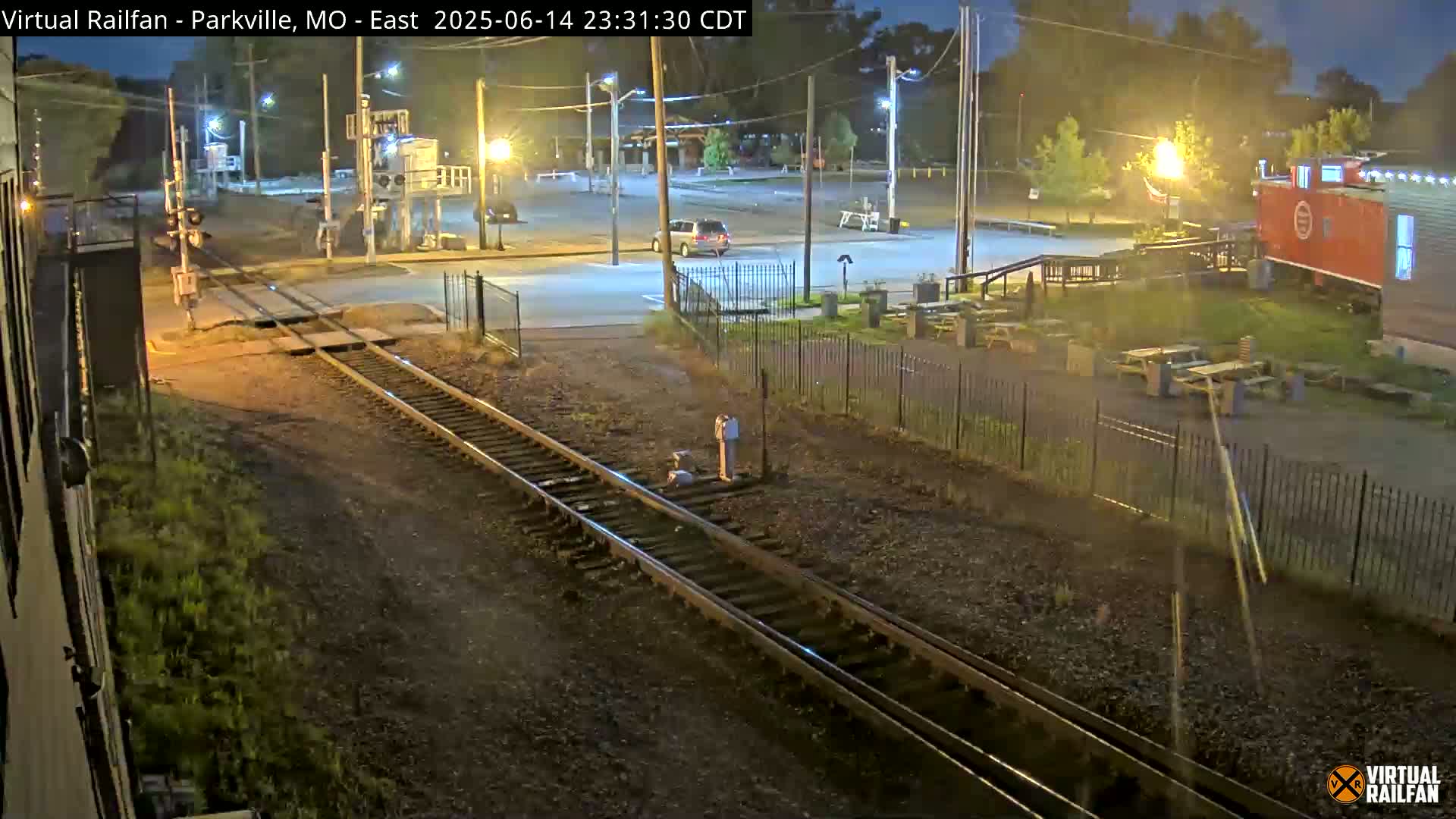 Parkville Railroad Crossing Live Cam - Parkville, Platte, Missouri, USA