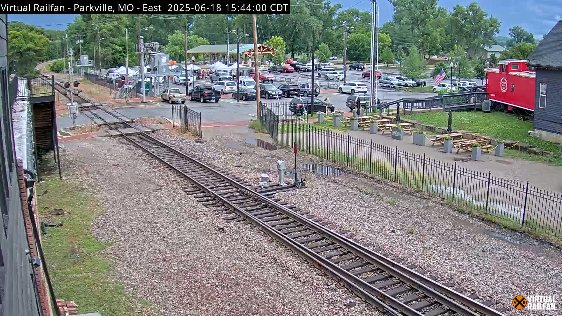 Parkville Railroad Crossing Live Cam - Parkville, Platte, Missouri, USA