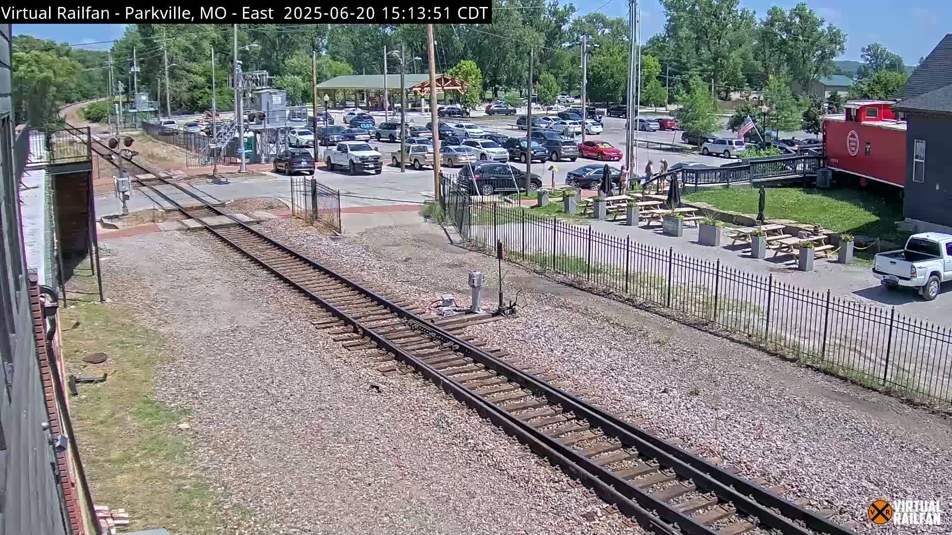 Parkville Railroad Crossing Live Cam - Parkville, Platte, Missouri, USA