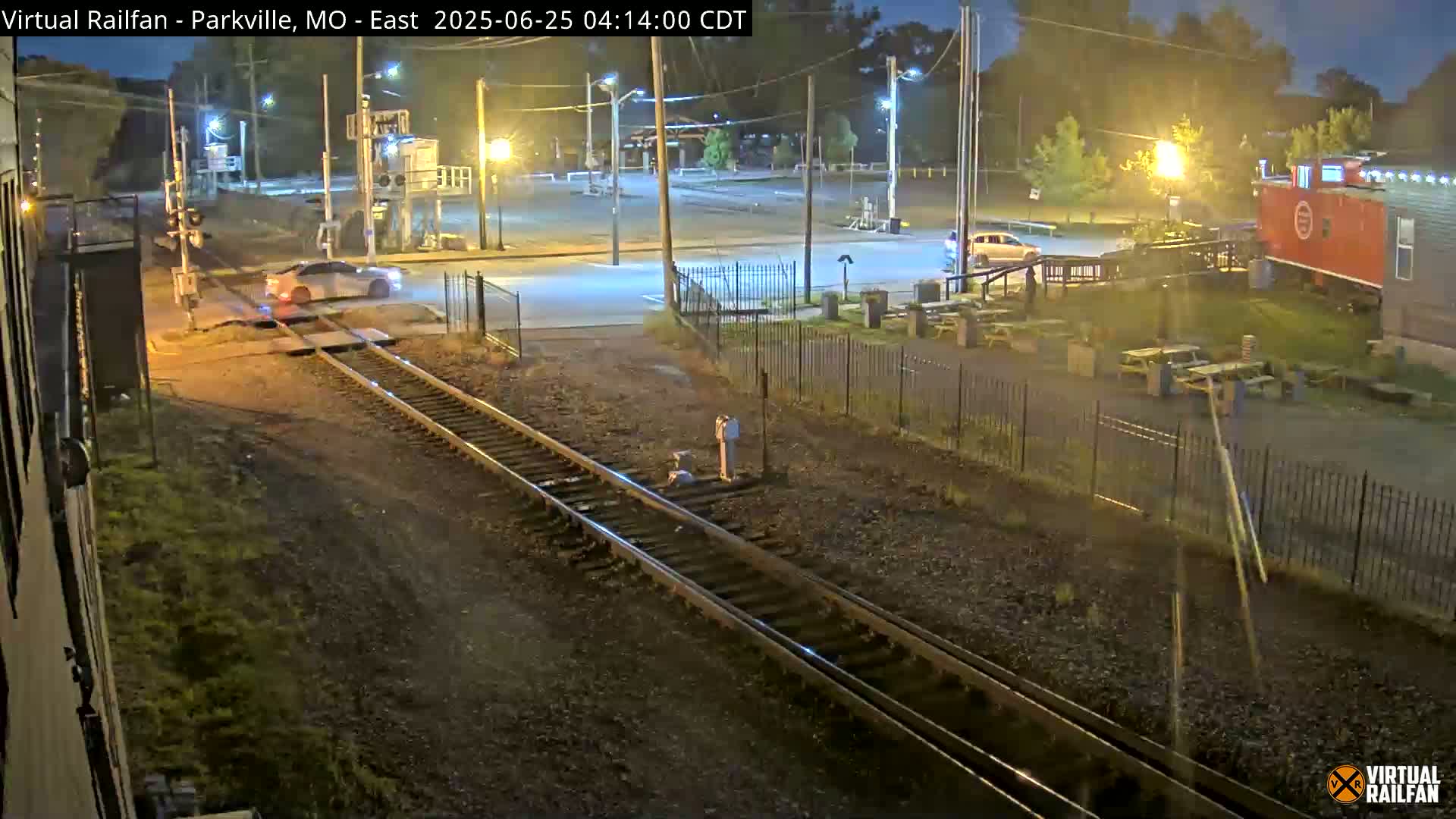Parkville Railroad Crossing Live Cam - Parkville, Platte, Missouri, USA
