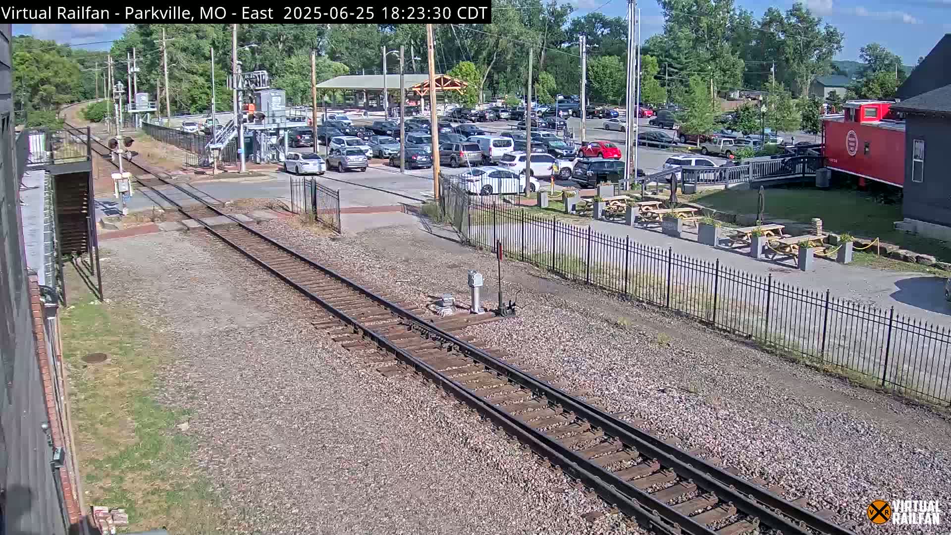 Parkville Railroad Crossing Live Cam - Parkville, Platte, Missouri, USA
