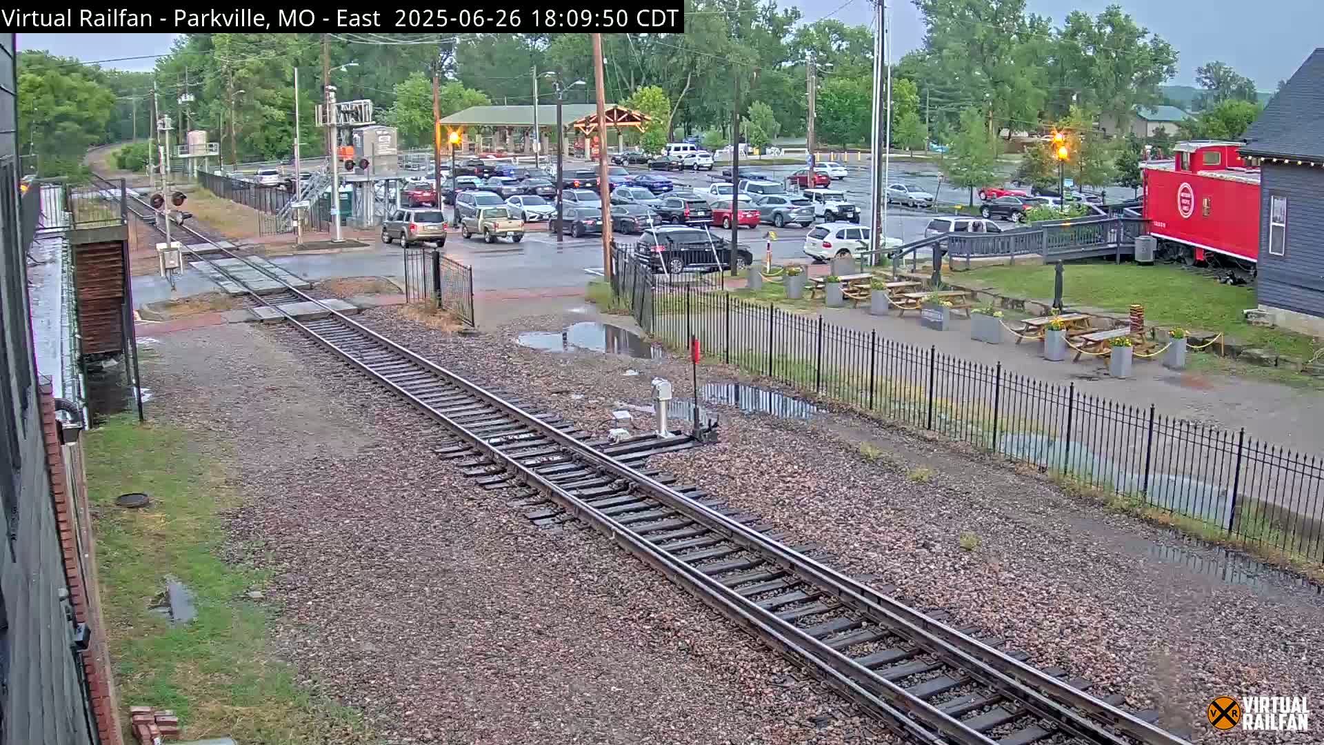 Parkville Railroad Crossing Live Cam - Parkville, Platte, Missouri, USA