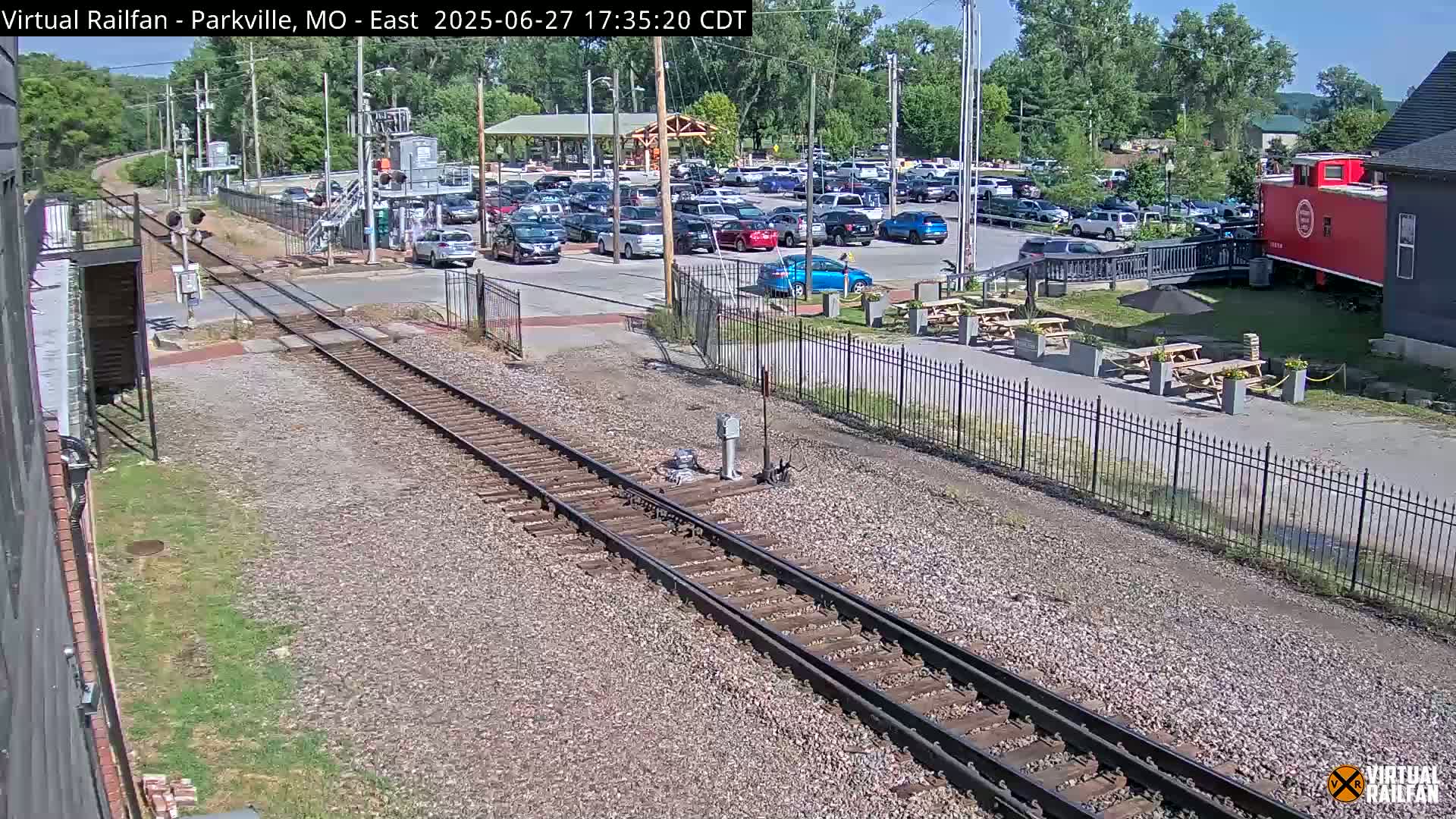 Parkville Railroad Crossing Live Cam - Parkville, Platte, Missouri, USA