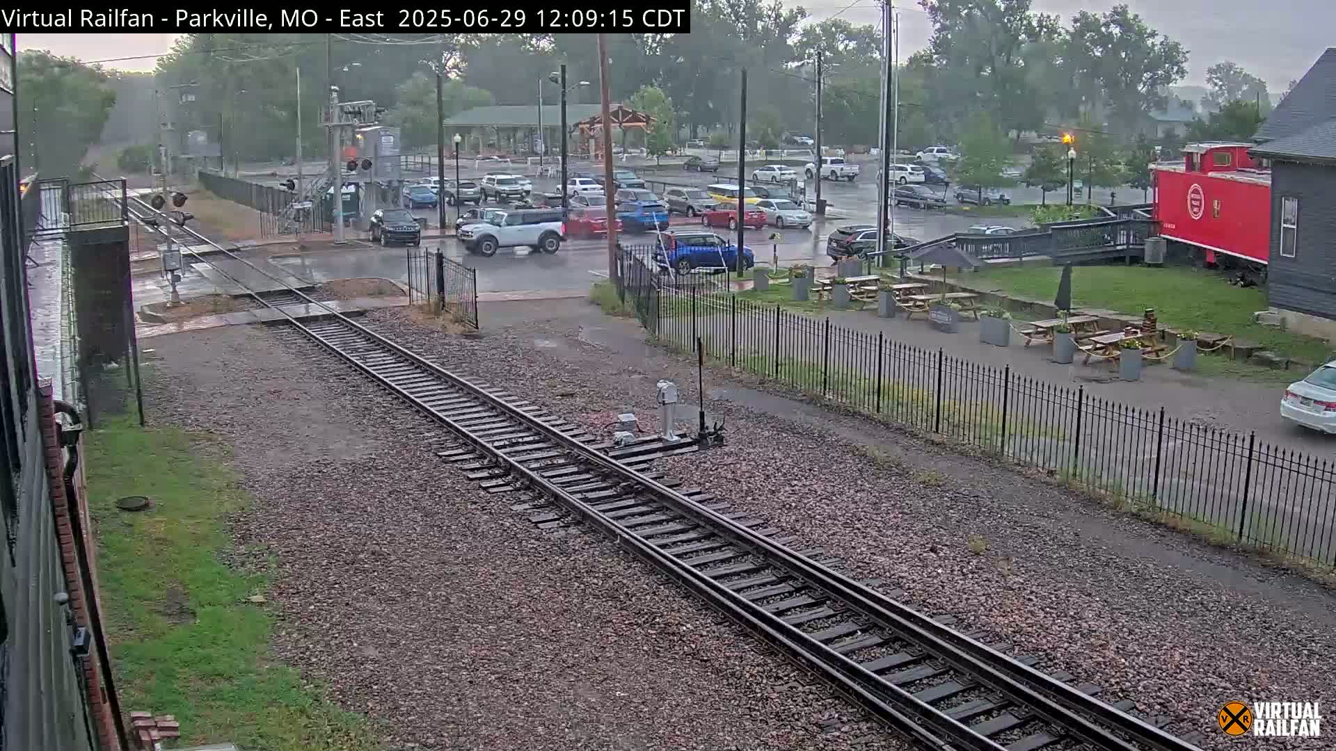 Parkville Railroad Crossing Live Cam - Parkville, Platte, Missouri, USA