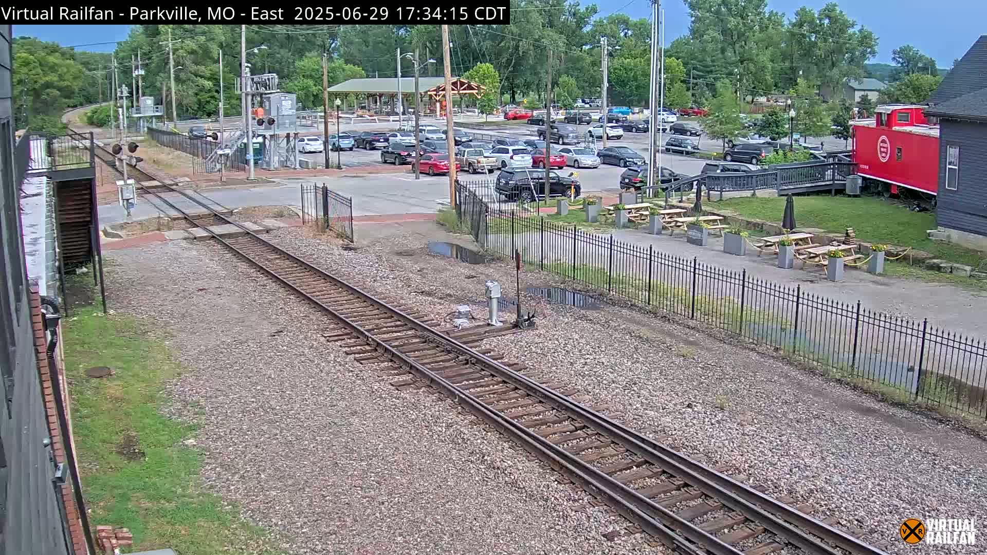 Parkville Railroad Crossing Live Cam - Parkville, Platte, Missouri, USA