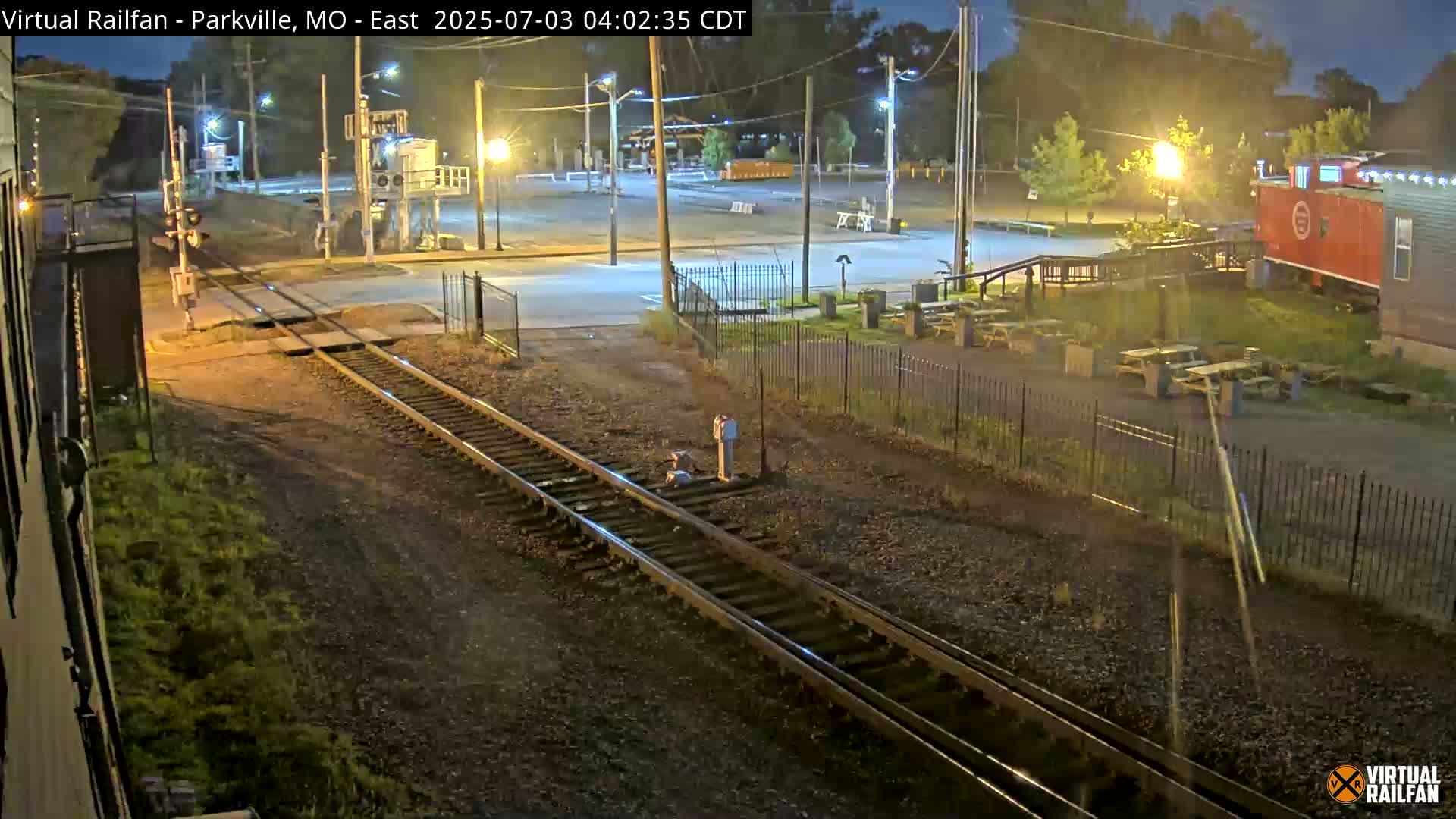 Parkville Railroad Crossing Live Cam - Parkville, Platte, Missouri, USA