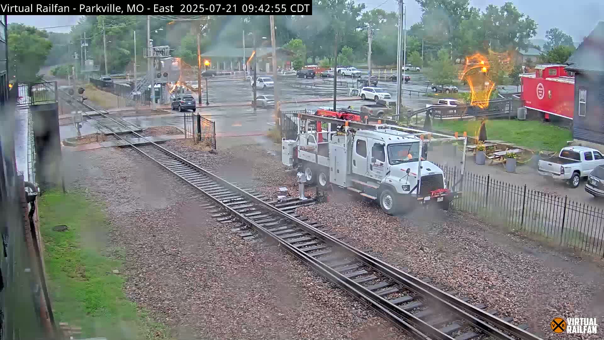 Parkville Railroad Crossing Live Cam - Parkville, Platte, Missouri, USA