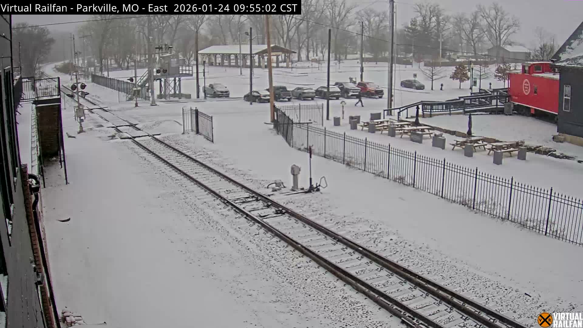 Parkville Railroad Crossing Live Cam - Parkville, Platte, Missouri, USA