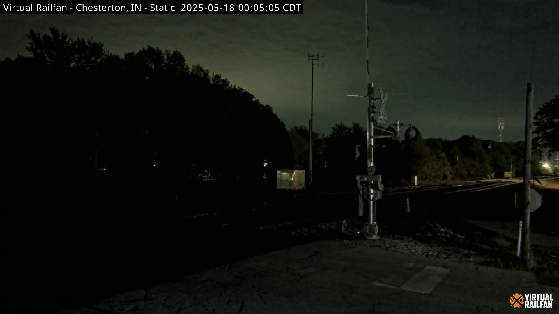 Chesterton Railroad Crossing Porter Junction Live Cam - Chesterton, Porter, Indiana, USA