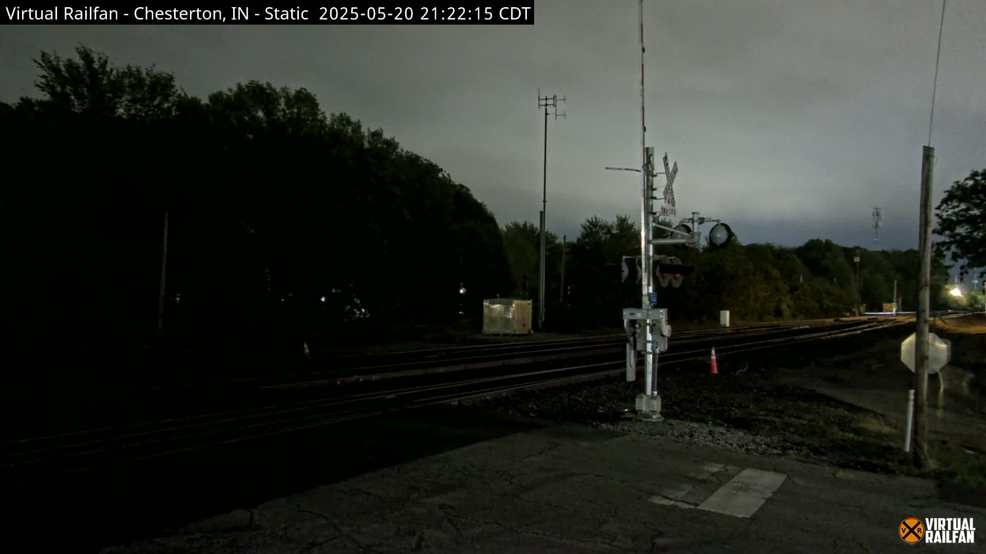Chesterton Railroad Crossing Porter Junction Live Cam - Chesterton, Porter, Indiana, USA