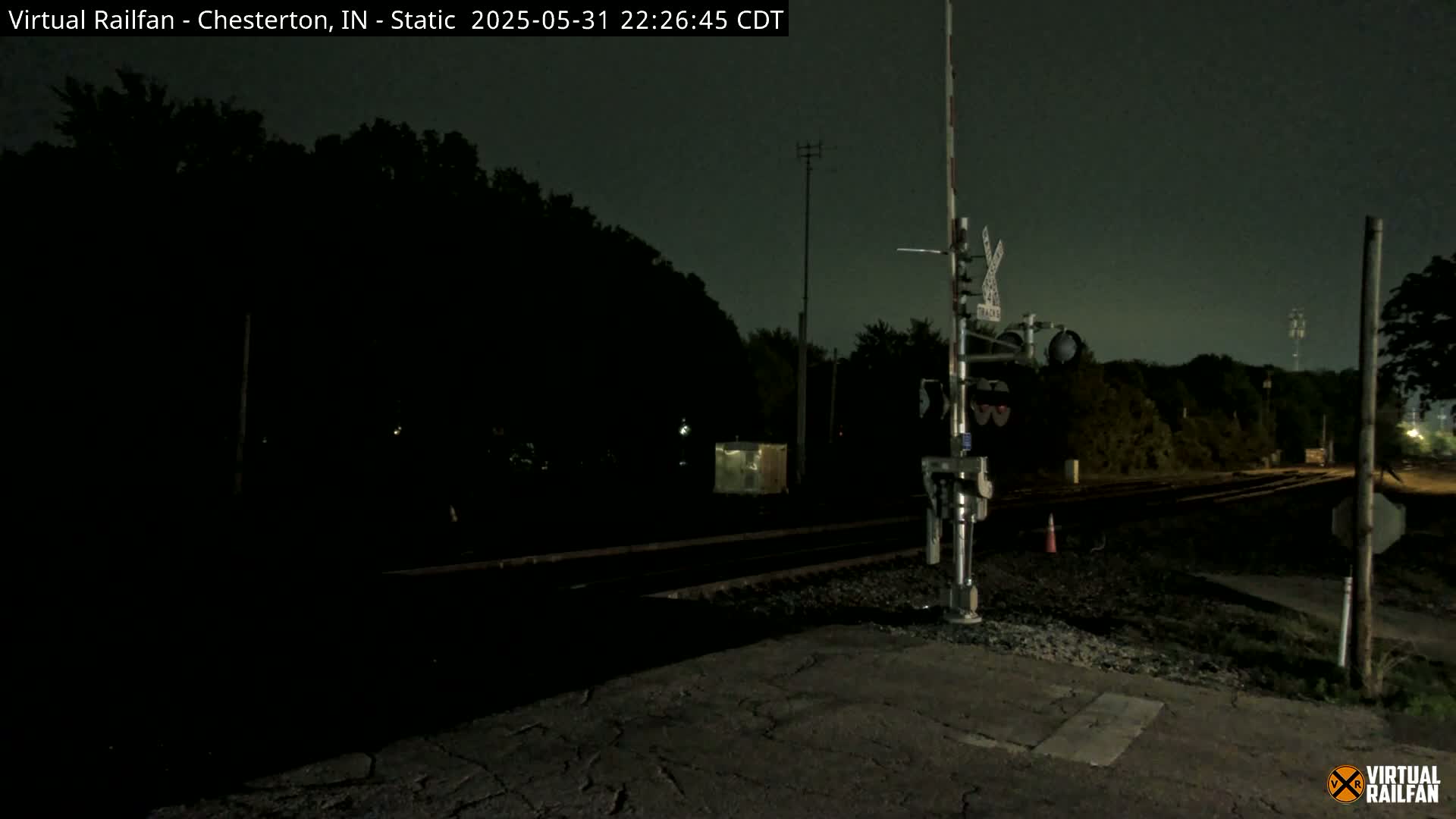 Chesterton Railroad Crossing Porter Junction Live Cam - Chesterton, Porter, Indiana, USA
