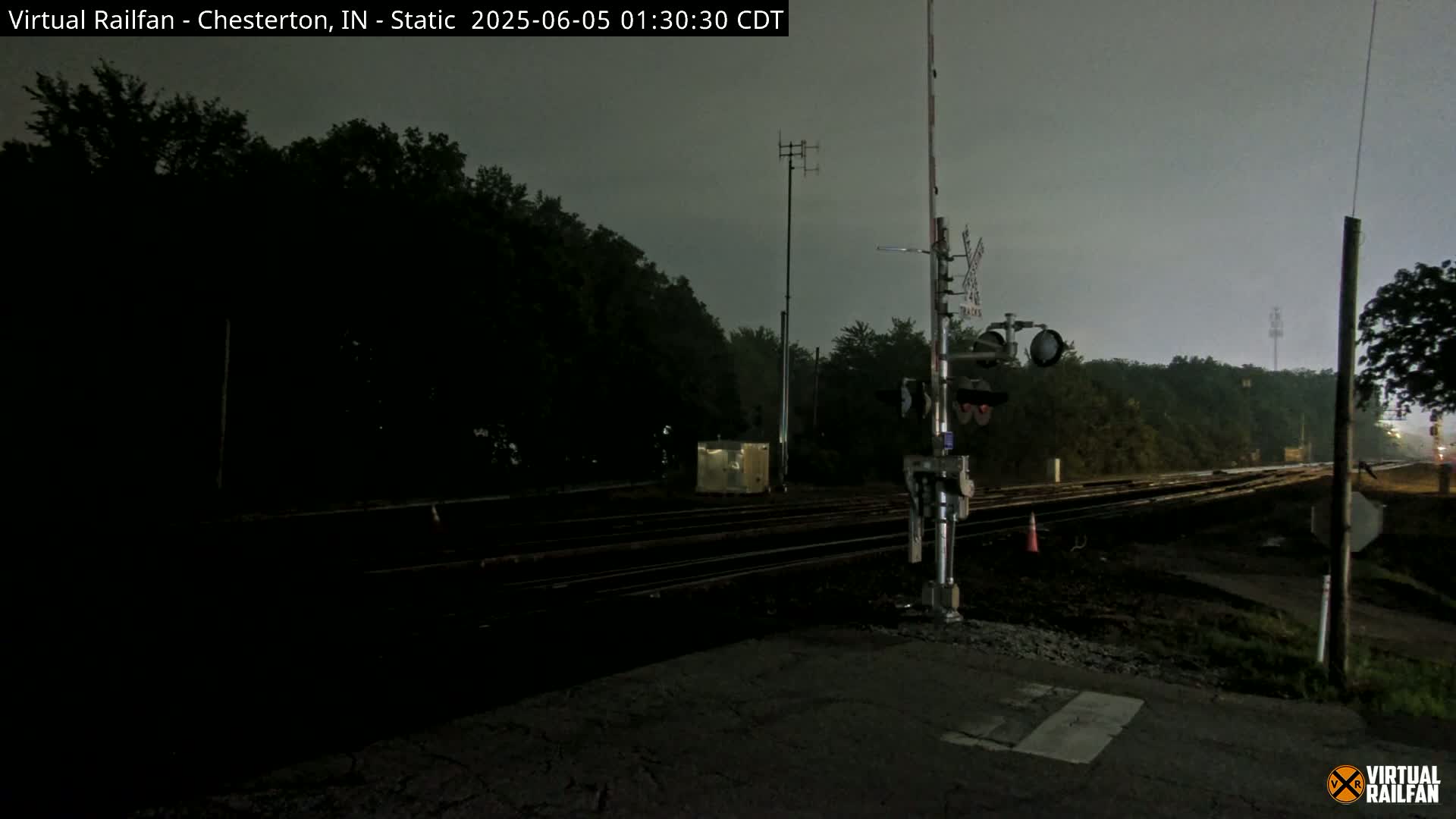 Chesterton Railroad Crossing Porter Junction Live Cam - Chesterton, Porter, Indiana, USA