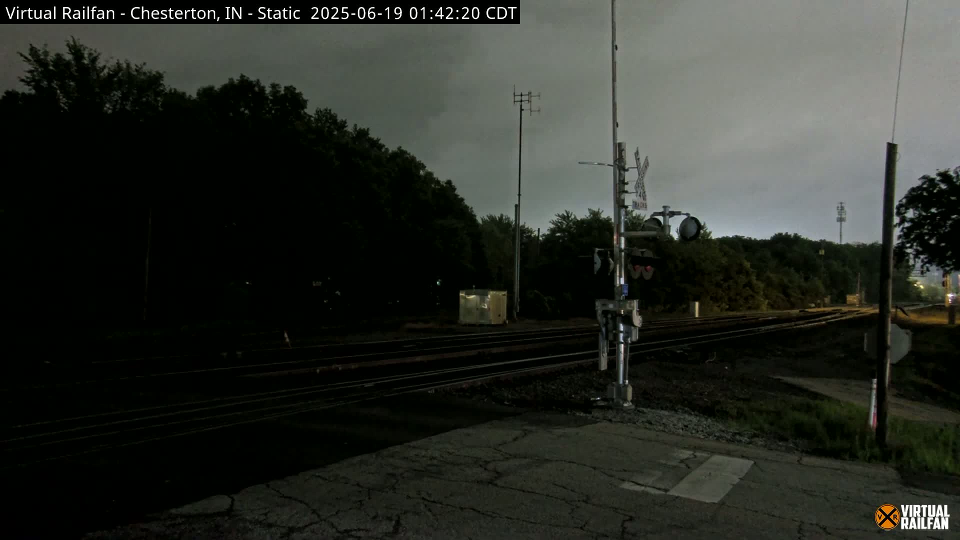 Chesterton Railroad Crossing Porter Junction Live Cam - Chesterton, Porter, Indiana, USA