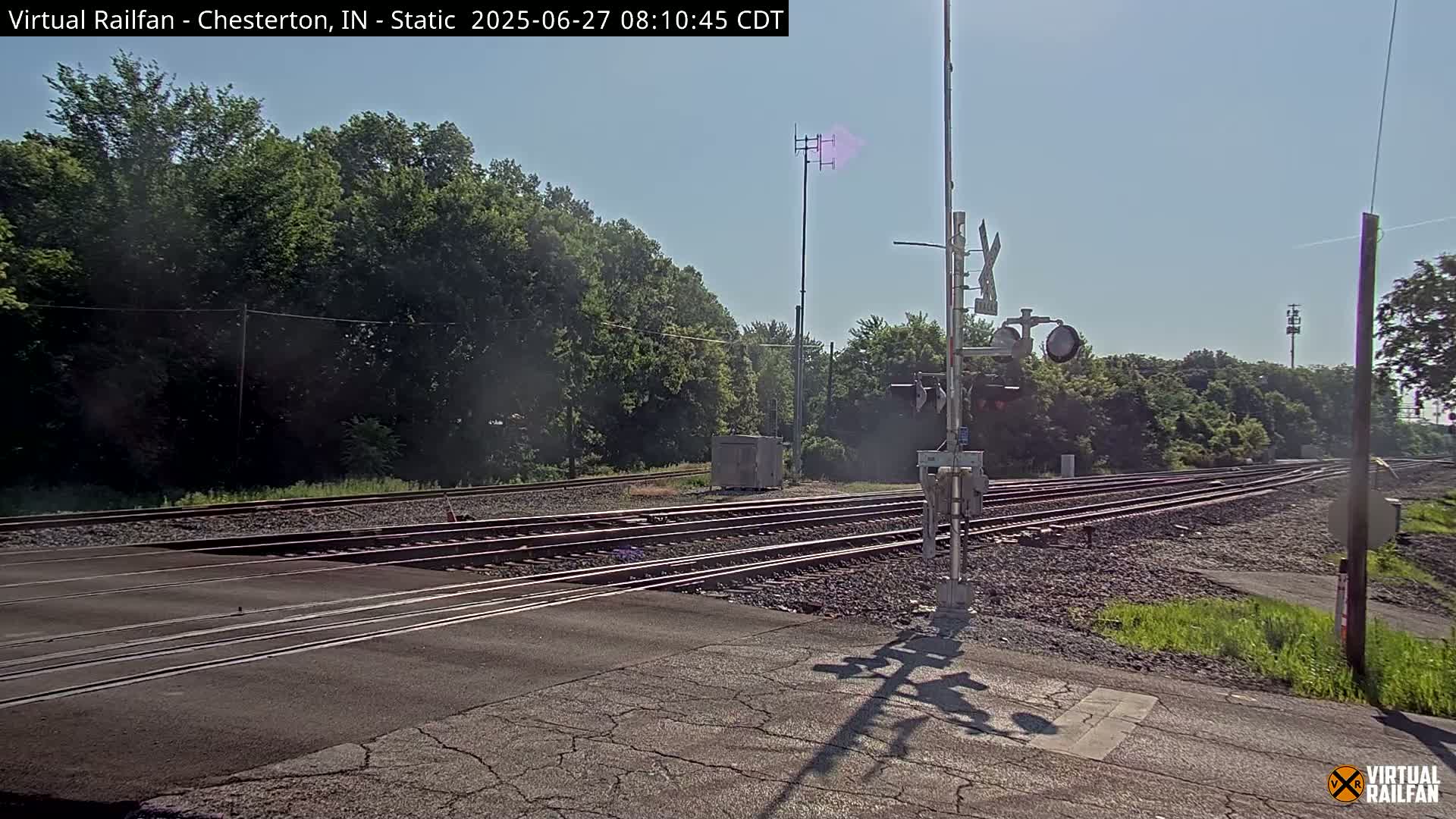 Chesterton Railroad Crossing Porter Junction Live Cam - Chesterton, Porter, Indiana, USA