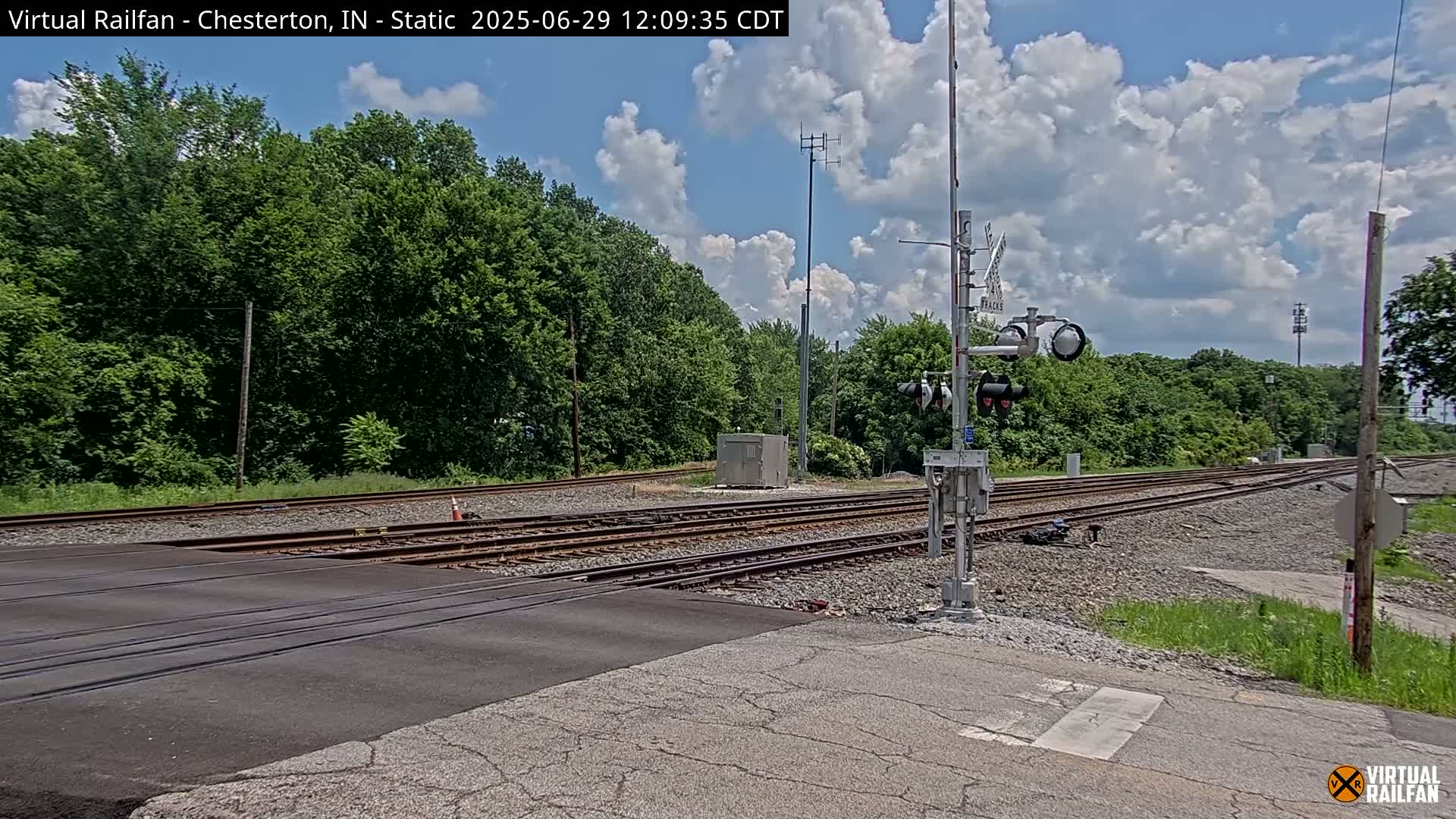 Chesterton Railroad Crossing Porter Junction Live Cam - Chesterton, Porter, Indiana, USA