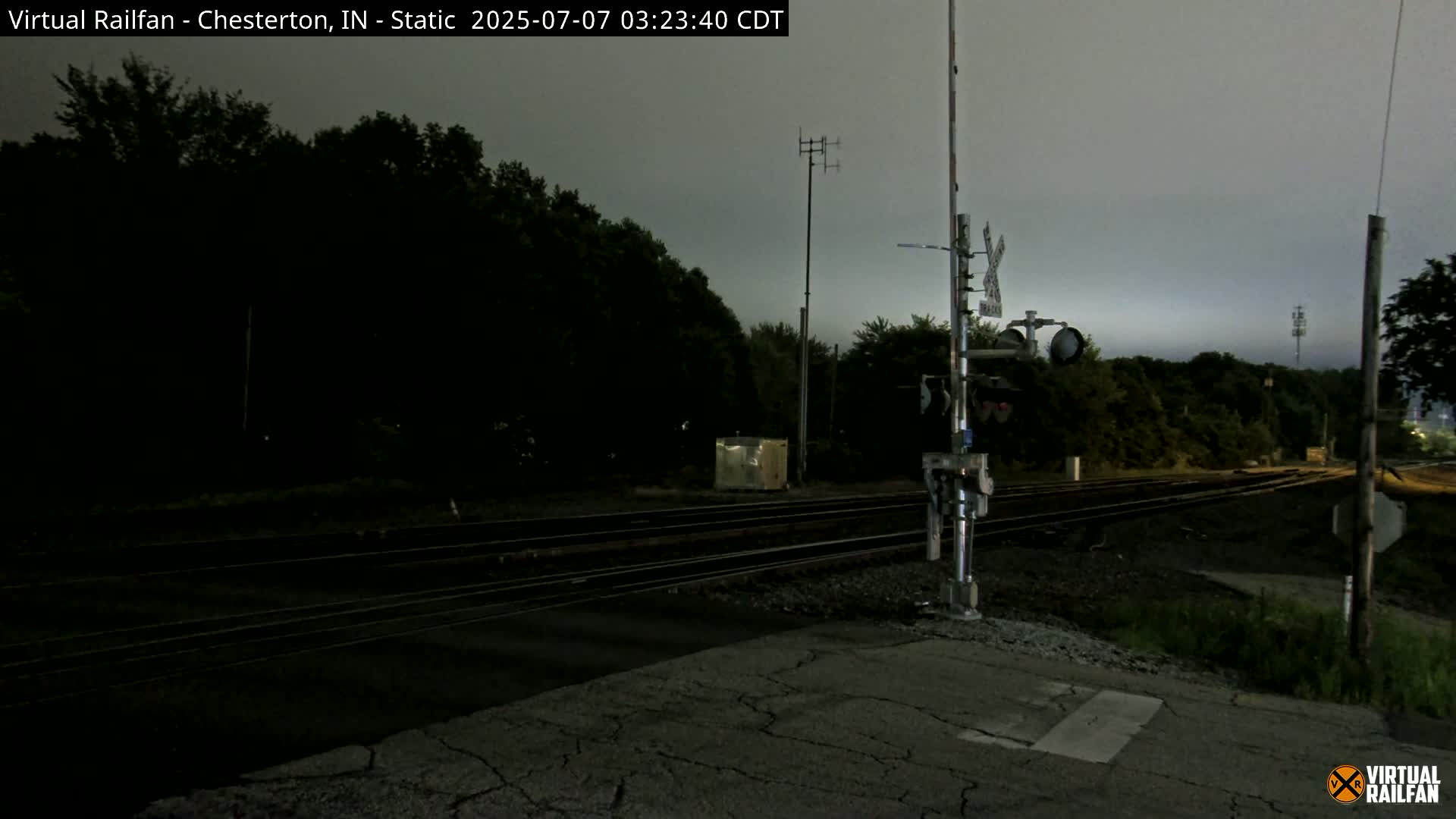 Chesterton Railroad Crossing Porter Junction Live Cam - Chesterton, Porter, Indiana, USA