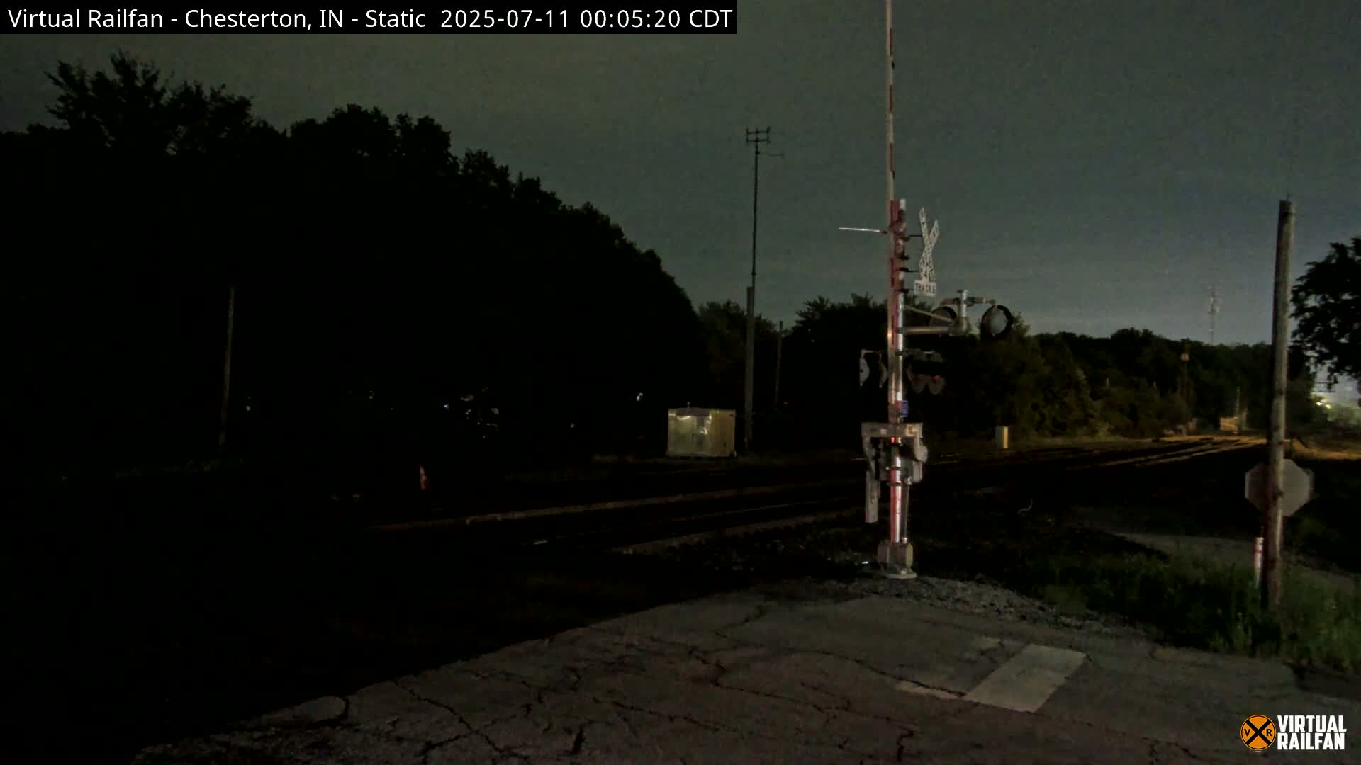 Chesterton Railroad Crossing Porter Junction Live Cam - Chesterton, Porter, Indiana, USA