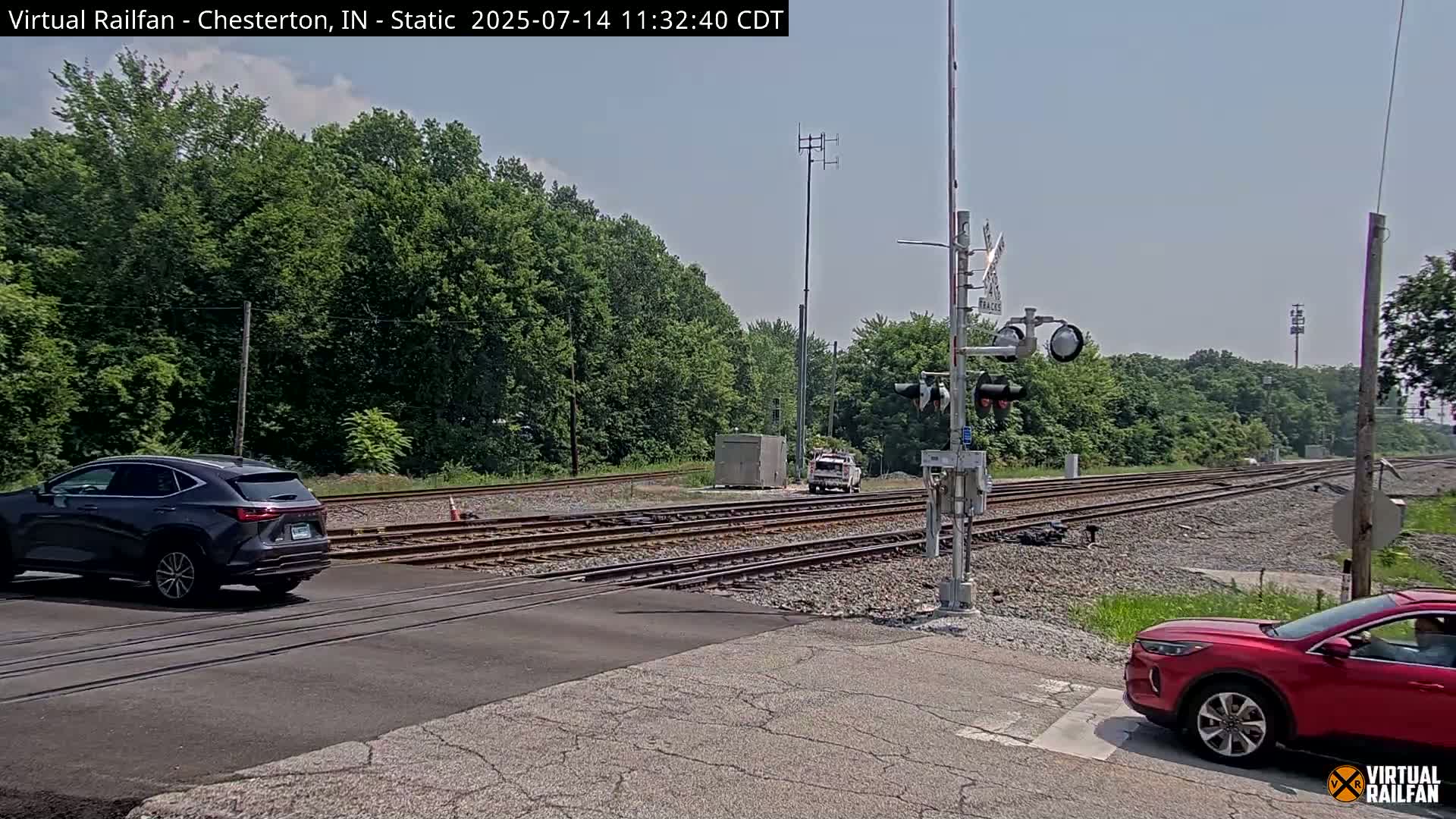 Chesterton Railroad Crossing Porter Junction Live Cam - Chesterton, Porter, Indiana, USA