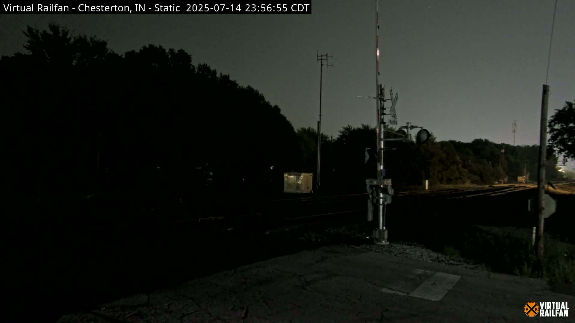 Chesterton Railroad Crossing Porter Junction Live Cam - Chesterton, Porter, Indiana, USA