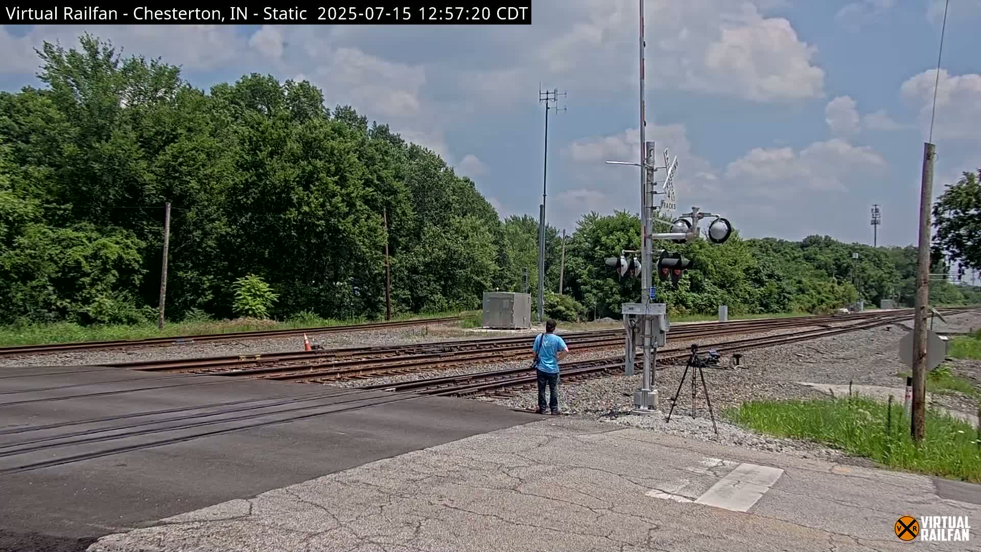 Chesterton Railroad Crossing Porter Junction Live Cam - Chesterton, Porter, Indiana, USA