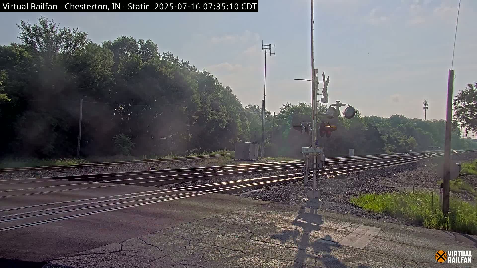 Chesterton Railroad Crossing Porter Junction Live Cam - Chesterton, Porter, Indiana, USA