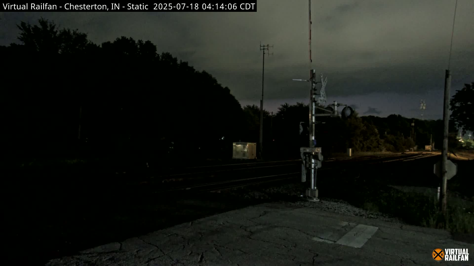 Chesterton Railroad Crossing Porter Junction Live Cam - Chesterton, Porter, Indiana, USA