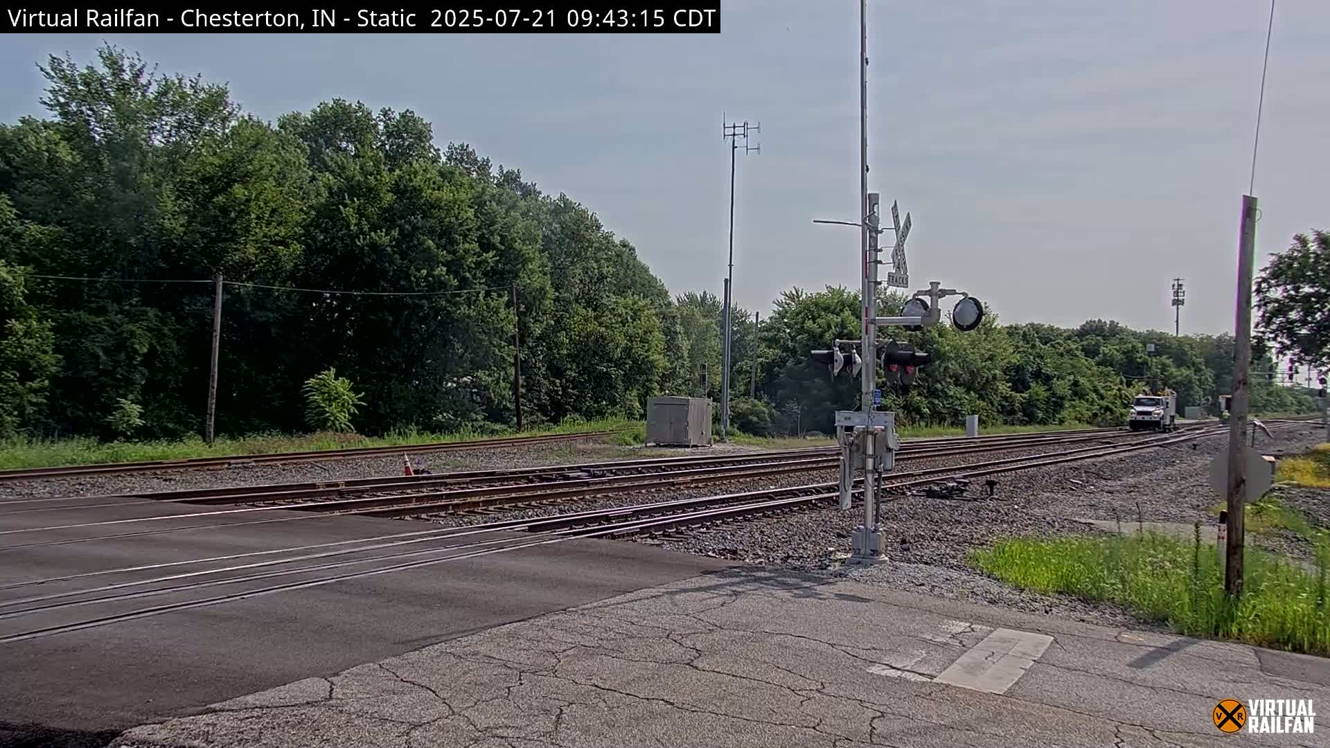 Chesterton Railroad Crossing Porter Junction Live Cam - Chesterton, Porter, Indiana, USA