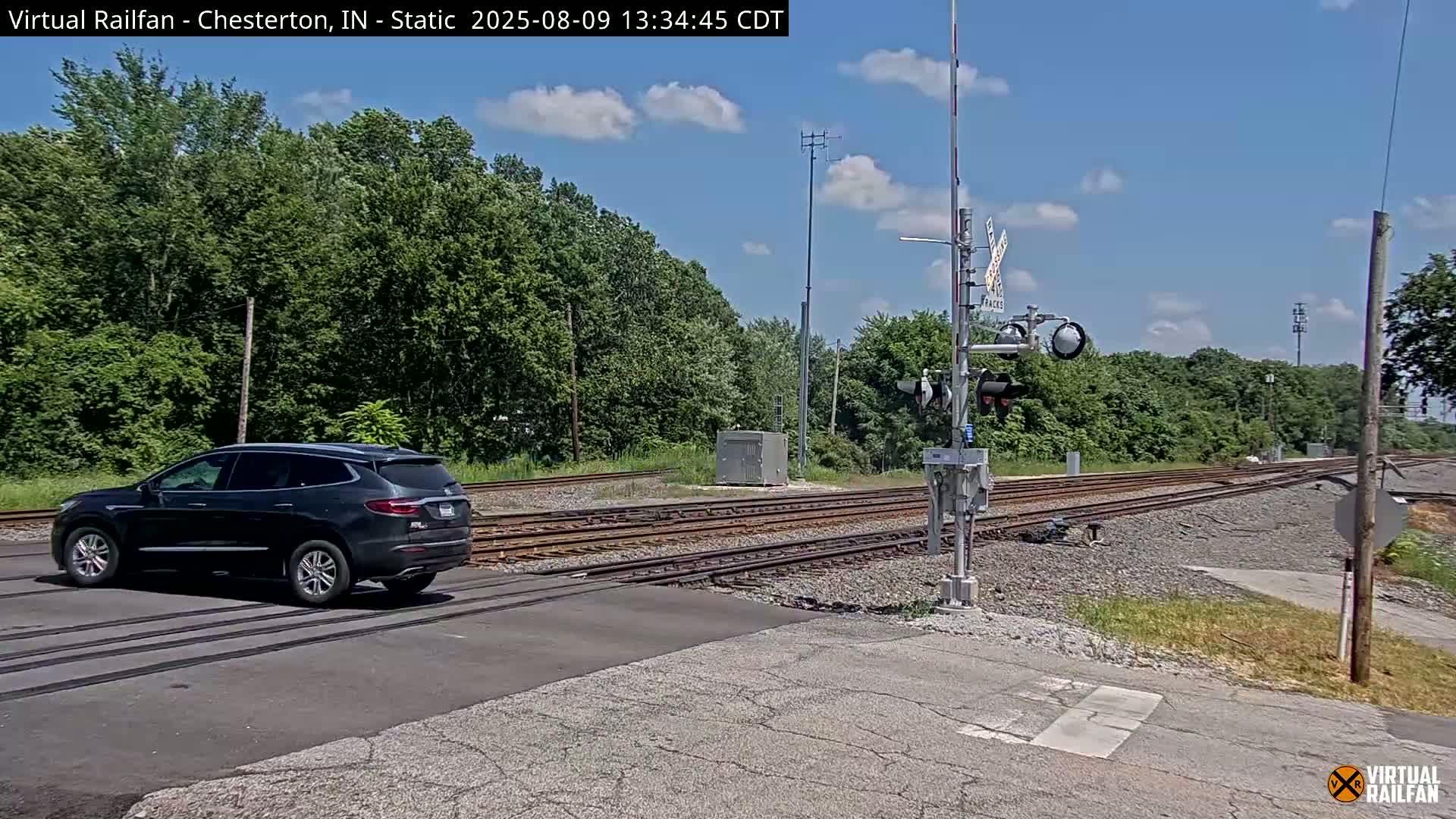 Chesterton Railroad Crossing Porter Junction Live Cam - Chesterton, Porter, Indiana, USA