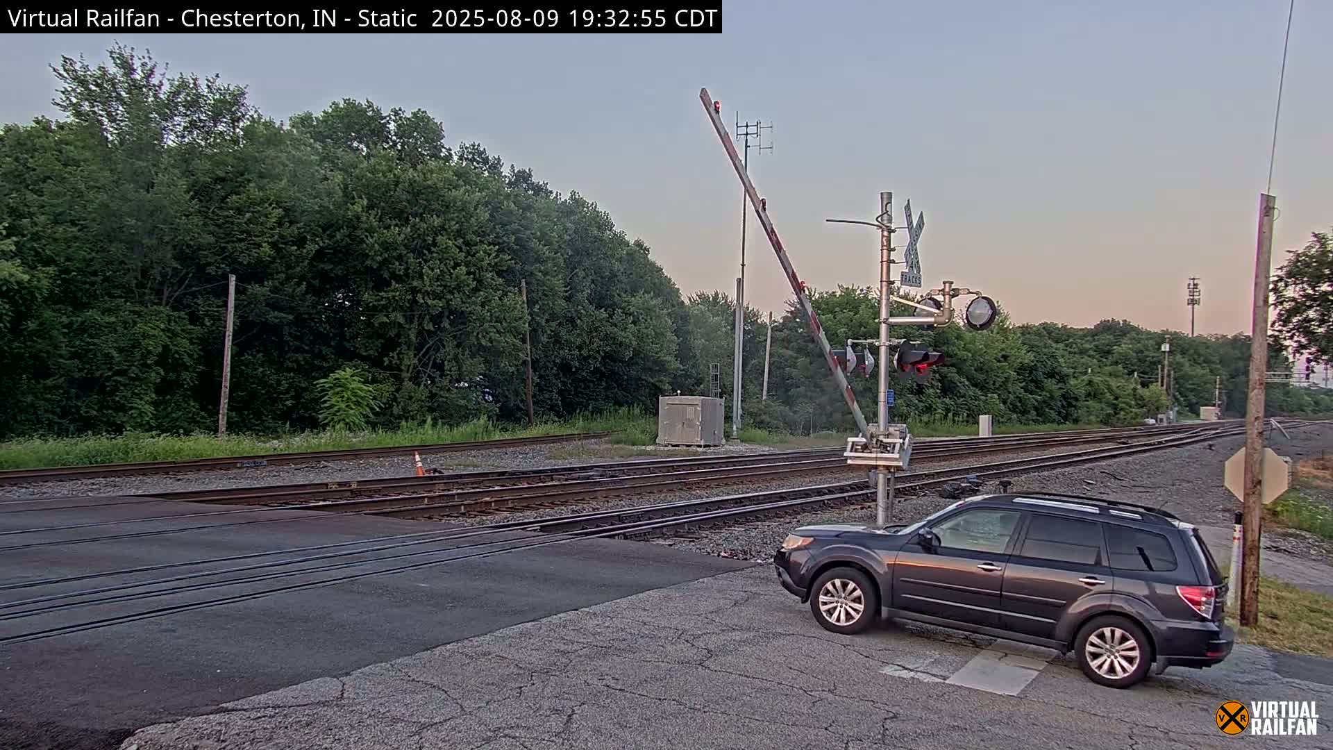 Chesterton Railroad Crossing Porter Junction Live Cam - Chesterton, Porter, Indiana, USA