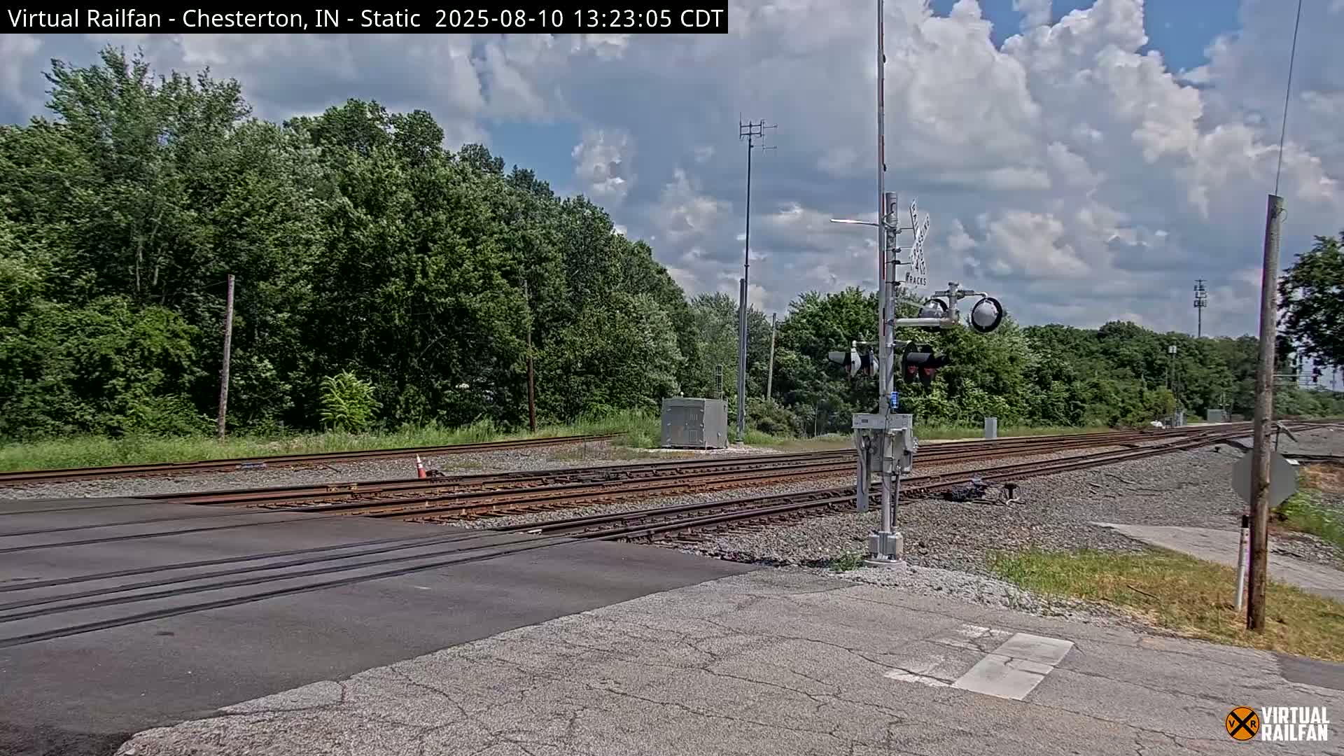 Chesterton Railroad Crossing Porter Junction Live Cam - Chesterton, Porter, Indiana, USA
