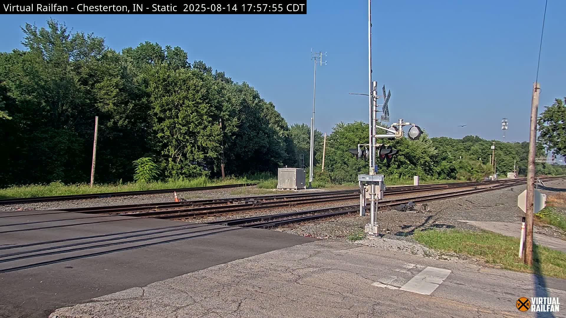 Chesterton Railroad Crossing Porter Junction Live Cam - Chesterton, Porter, Indiana, USA
