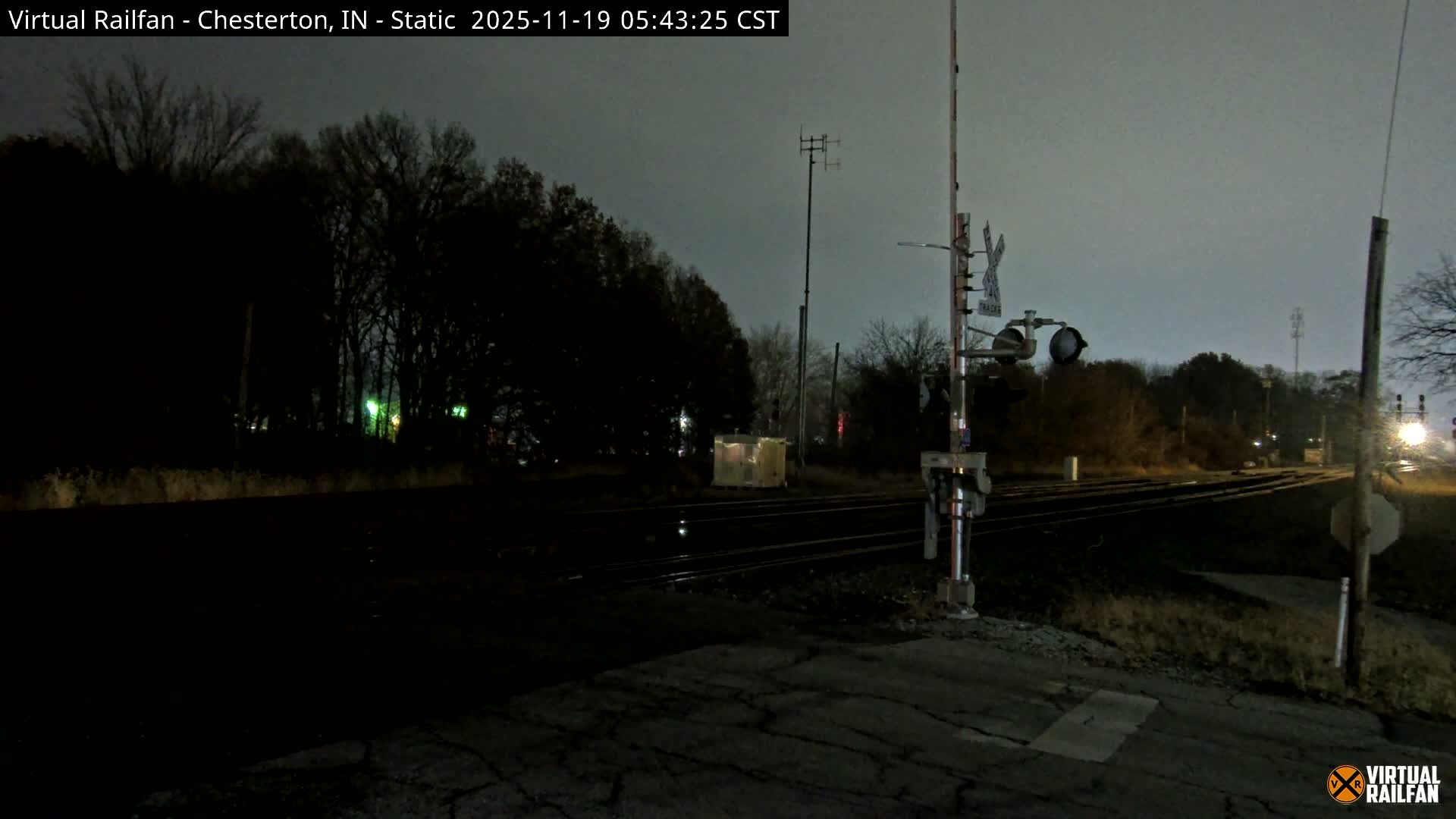 Chesterton Railroad Crossing Porter Junction Live Cam - Chesterton, Porter, Indiana, USA