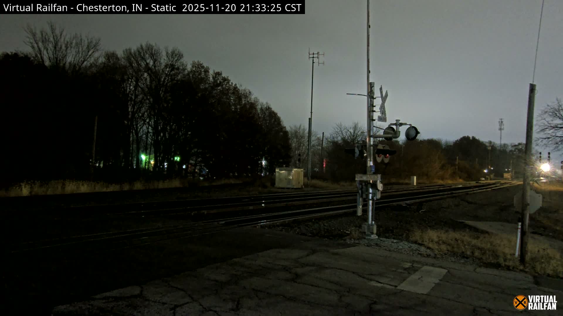 Chesterton Railroad Crossing Porter Junction Live Cam - Chesterton, Porter, Indiana, USA