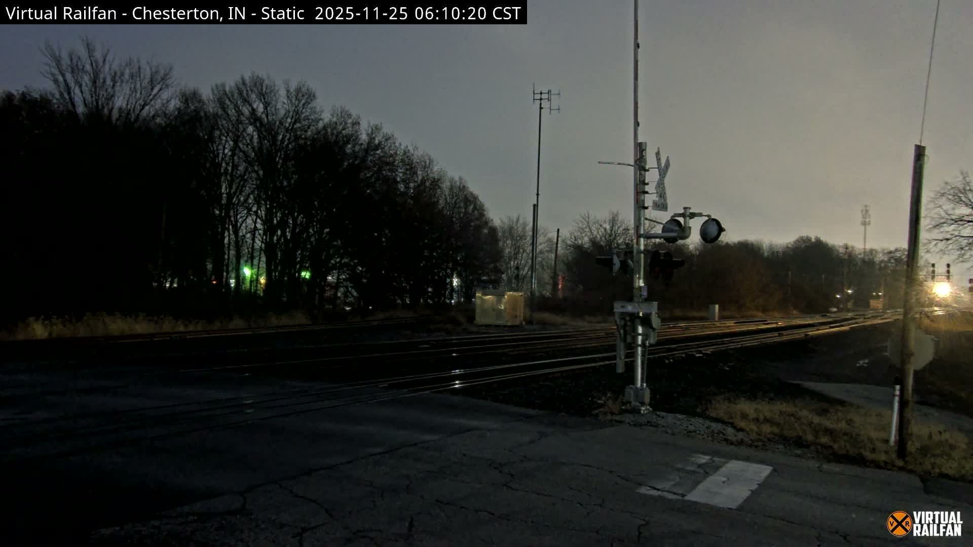 Chesterton Railroad Crossing Porter Junction Live Cam - Chesterton, Porter, Indiana, USA