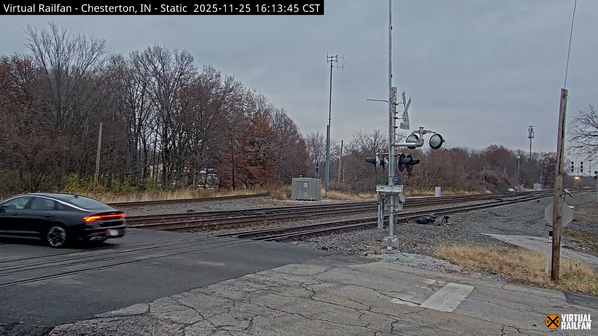 Chesterton Railroad Crossing Porter Junction Live Cam - Chesterton, Porter, Indiana, USA