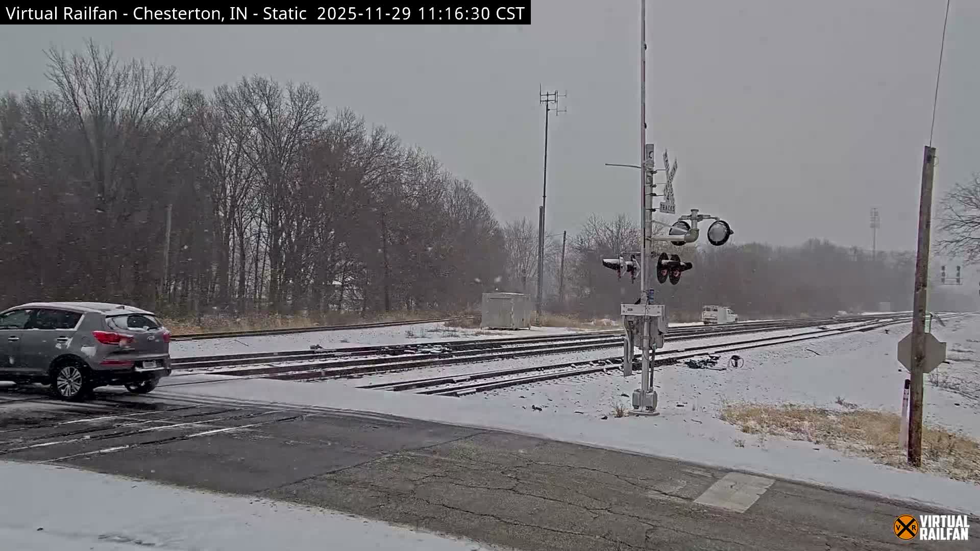 Chesterton Railroad Crossing Porter Junction Live Cam - Chesterton, Porter, Indiana, USA