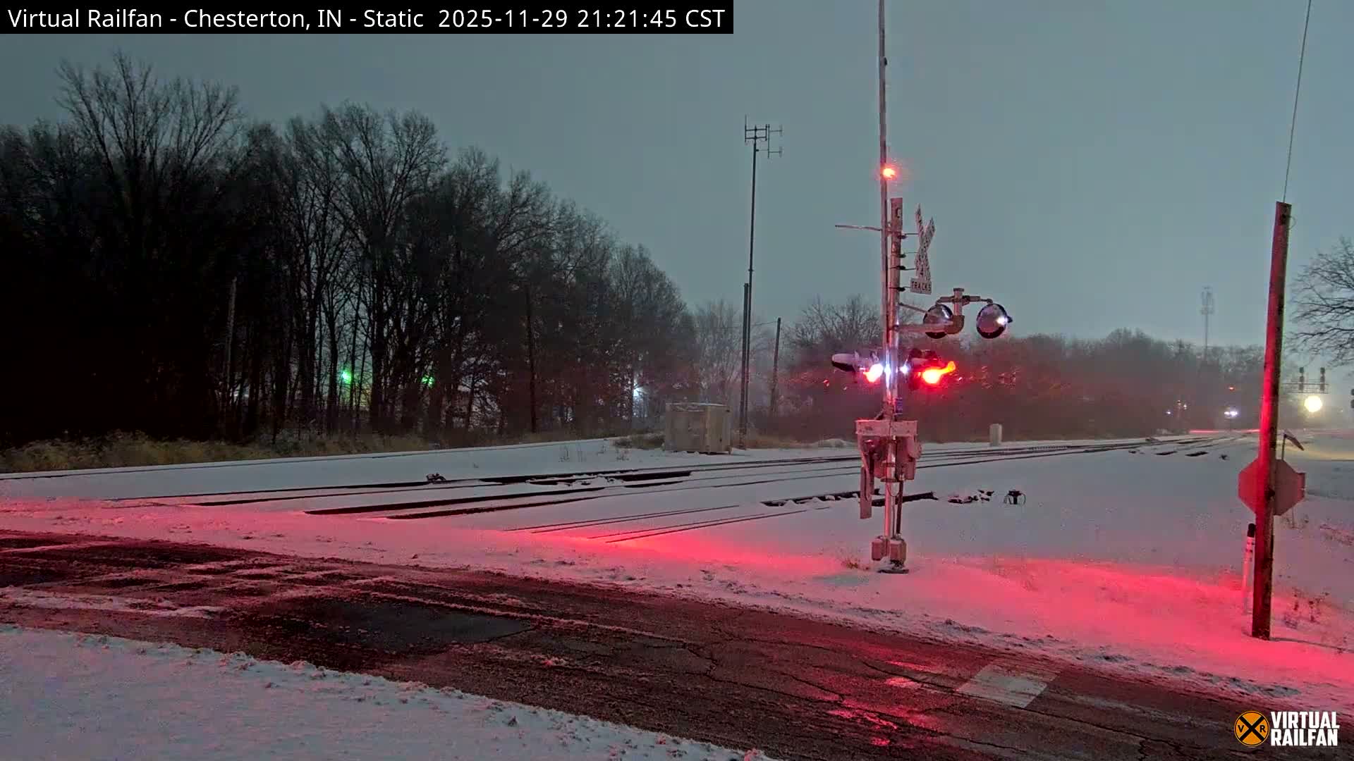 Chesterton Railroad Crossing Porter Junction Live Cam - Chesterton, Porter, Indiana, USA