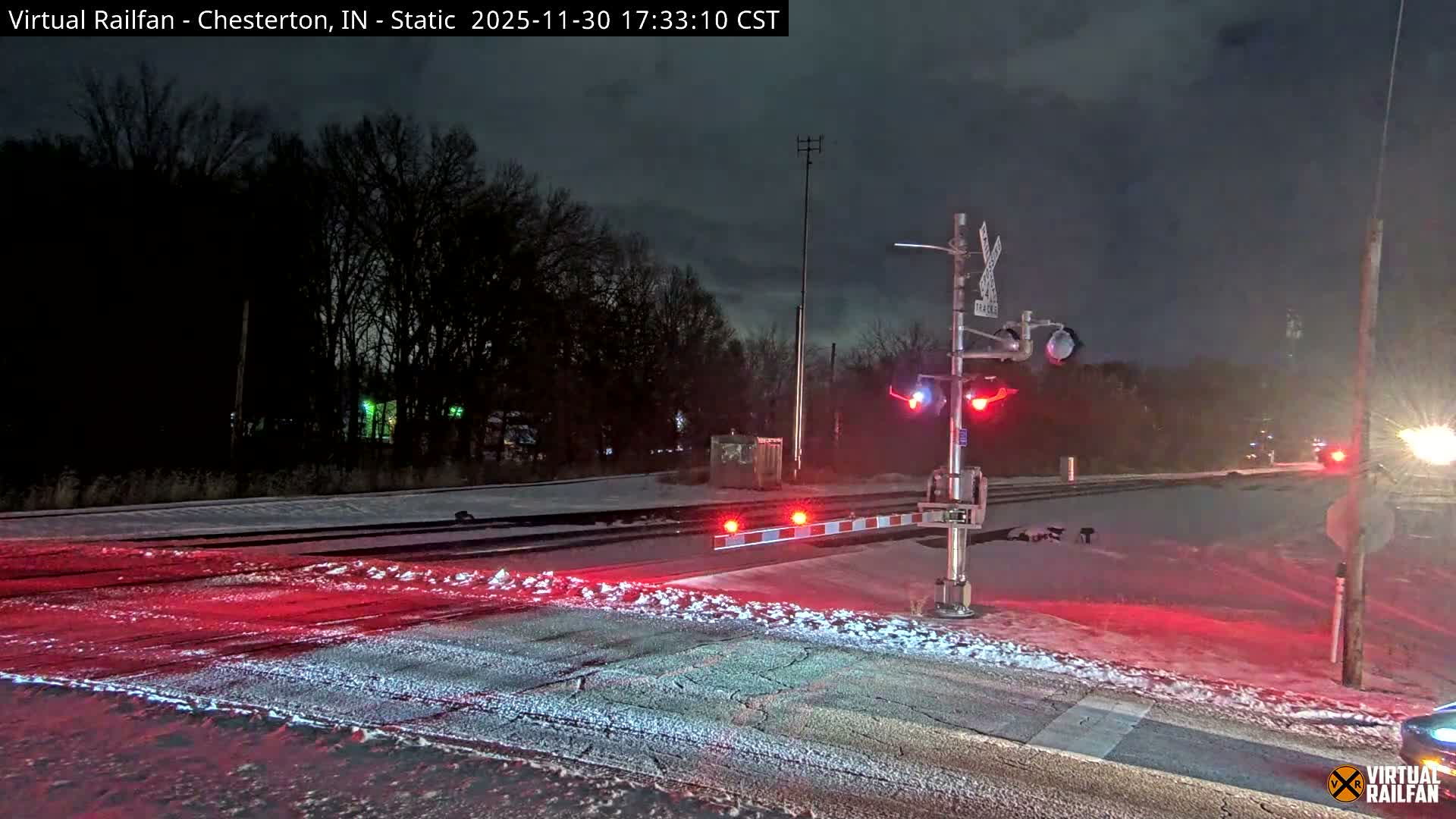 Chesterton Railroad Crossing Porter Junction Live Cam - Chesterton, Porter, Indiana, USA