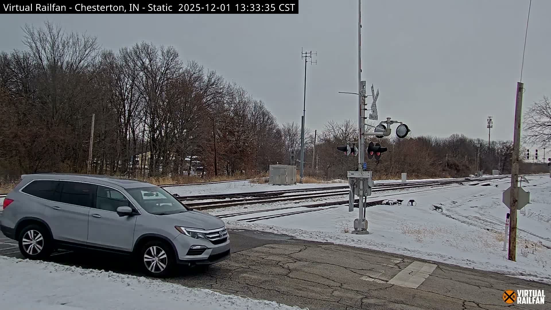 Chesterton Railroad Crossing Porter Junction Live Cam - Chesterton, Porter, Indiana, USA