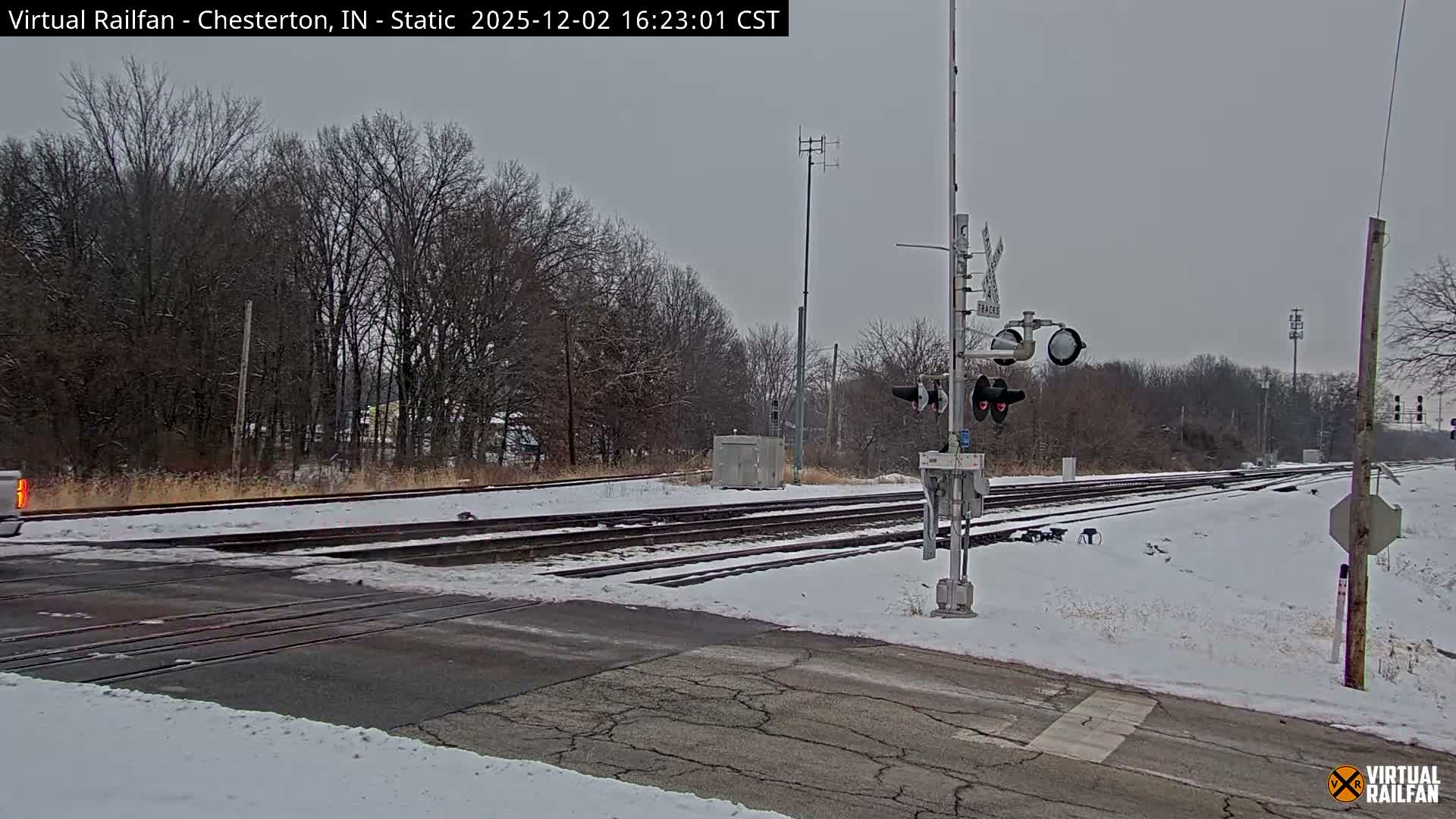 Chesterton Railroad Crossing Porter Junction Live Cam - Chesterton, Porter, Indiana, USA