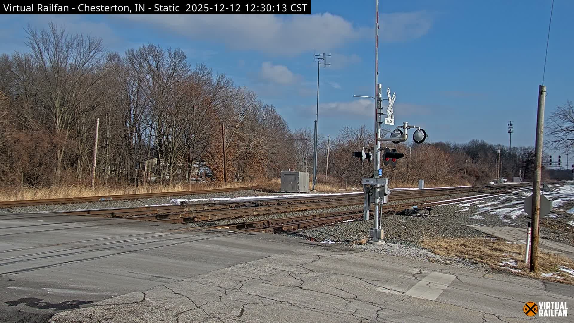 Chesterton Railroad Crossing Porter Junction Live Cam - Chesterton, Porter, Indiana, USA