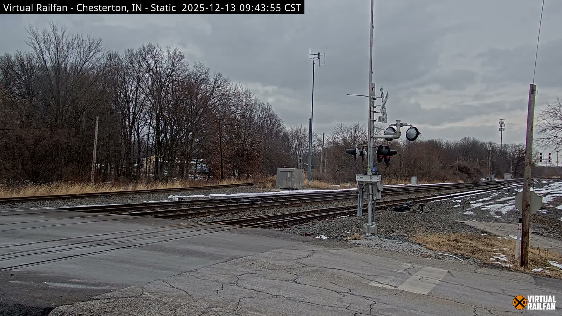 Chesterton Railroad Crossing Porter Junction Live Cam - Chesterton, Porter, Indiana, USA