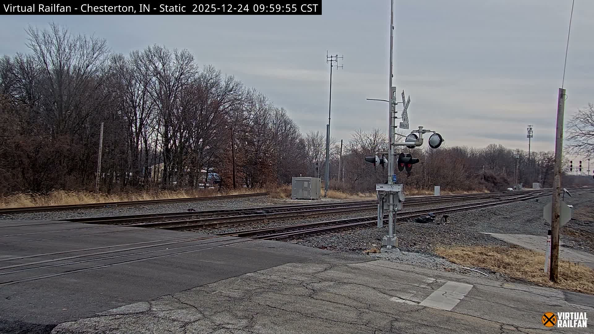 Chesterton Railroad Crossing Porter Junction Live Cam - Chesterton, Porter, Indiana, USA