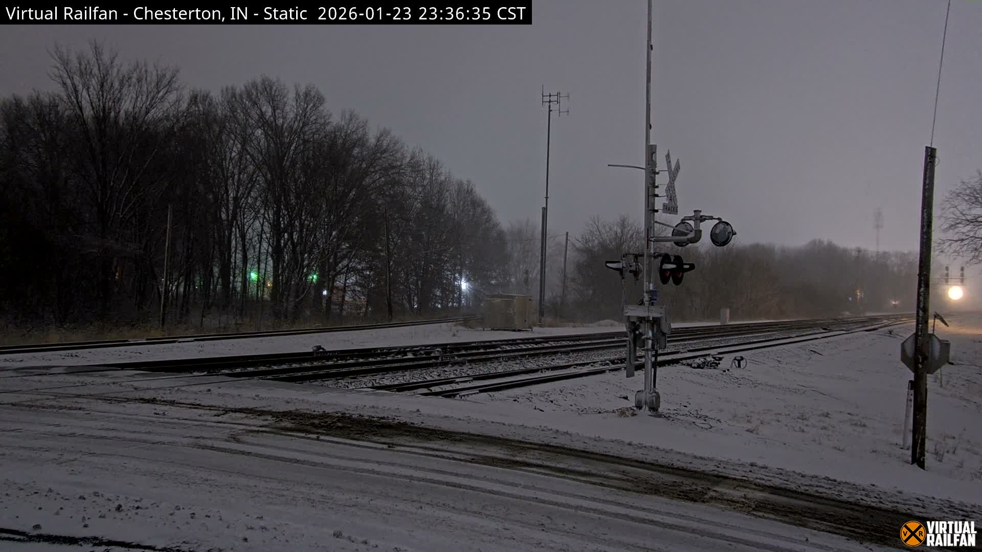 Chesterton Railroad Crossing Porter Junction Live Cam - Chesterton, Porter, Indiana, USA