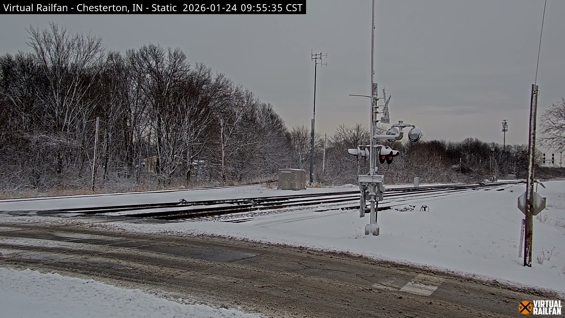 Chesterton Railroad Crossing Porter Junction Live Cam - Chesterton, Porter, Indiana, USA