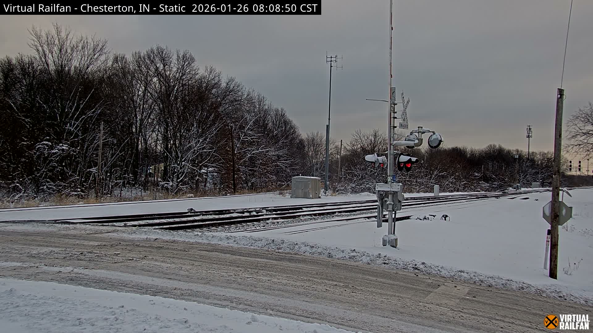 Chesterton Railroad Crossing Porter Junction Live Cam - Chesterton, Porter, Indiana, USA