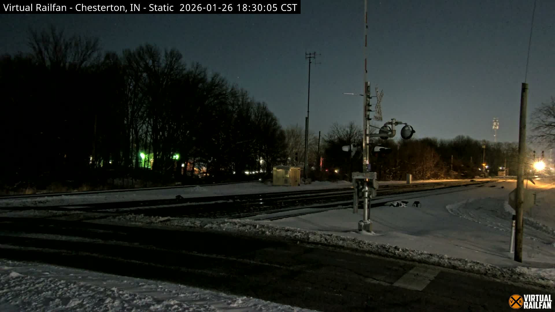 Chesterton Railroad Crossing Porter Junction Live Cam - Chesterton, Porter, Indiana, USA