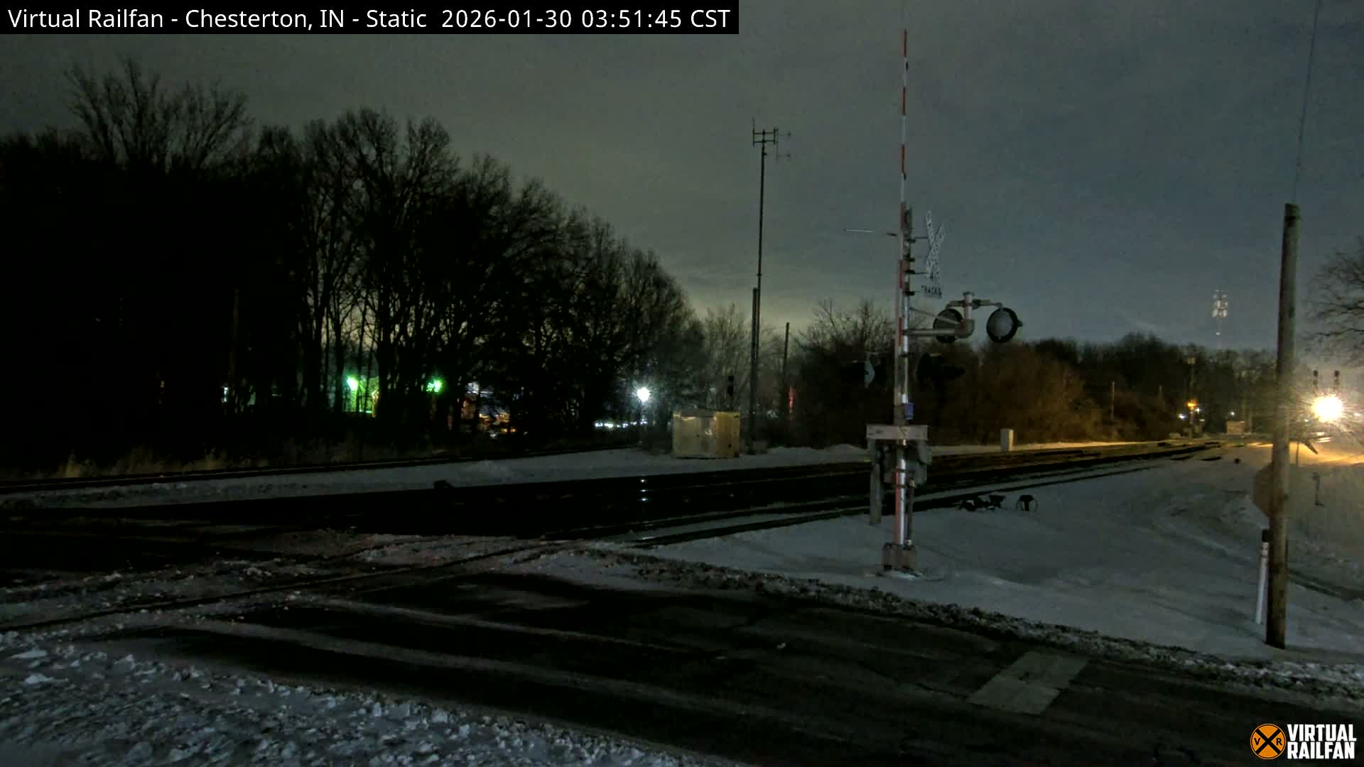 Chesterton Railroad Crossing Porter Junction Live Cam - Chesterton, Porter, Indiana, USA