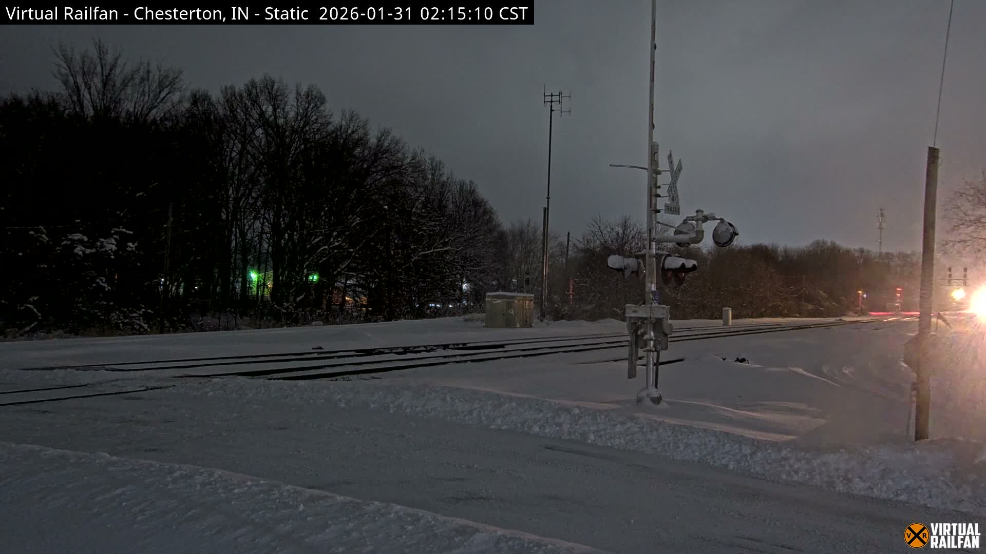 Chesterton Railroad Crossing Porter Junction Live Cam - Chesterton, Porter, Indiana, USA